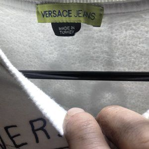 Versace jeans white/ white tiger logo sweater